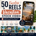 50 Faceless Reels Vacation Stock Video
